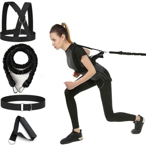 Speed Running Training Sled Shoulder Harness Sports Accessories Weight Bearing Vest Home Gym Fitness Equipment Body Building