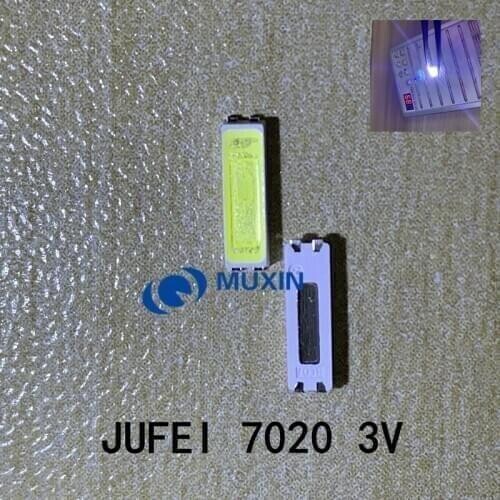 LIGHT FOR JUFEI LED Backlight 7020 3V 54LM Cool white LCD Backlight for TV TV Application 01.JT.7020BPW1-C-N 50PCS