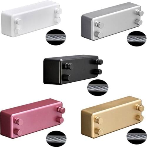 Retractable Invisible Clothesline ABS Aluminum Dryer with Adjustable Stainless Steel Double Rope String Hotel Style