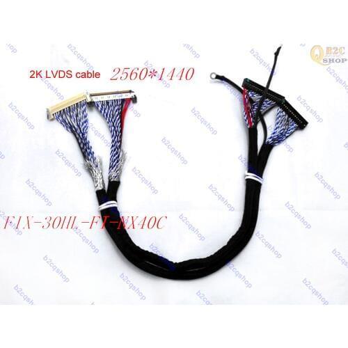 LCD LVDS cable FIX-30HL-FI-NX40C for M270DAN01 V0 V.0 2K game display screen our controller board