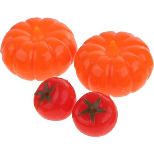 11 Pieces Shopping Basket Fruits Vegetables Set for 1/6 Dolls Accessories