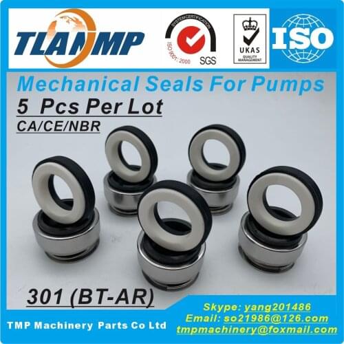 301-10 (BT-AR-10) TLANMP Mechanical Seals For Pumps |Equivalent to Burgmann BT-AR Seal (Material:Carbon/Ceramic/NBR)