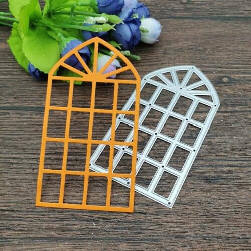 AOKEDIY Window door Metal Cutting Dies Stencils For DIY Scrapbooking Decorative Embossing Handcraft Die Cutting Template