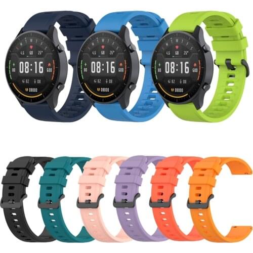 For Xiaomi MI Watch Color Strap Silicone Wristband Bracelet 22mm Band For Mi Smartwatch Watchwrist Replaceable Accessories