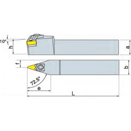 BVVNN2525M16 external turning tool holder Conversus tool titulari and lathe tool holder for carbide inserts