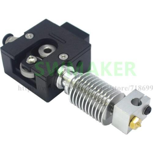 3D Printer Parts All Metal Reprap Bulldog Extruder + E3D V6 Hotend For 1.75/3.00mm Filament