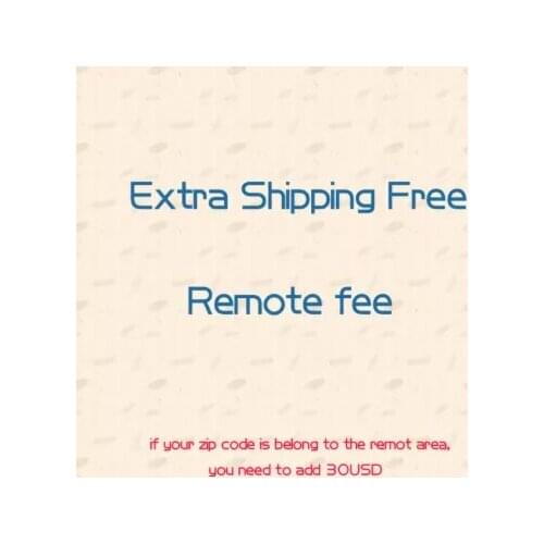 For buyers about remote area cost and additional shipping charges (you can adjust the units when you order)