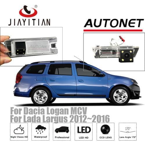 JiaYiTian rear view camera For Lada Largus 2012~2016 CCD/Night Vision backup camera Reverse Camera License Plate camera