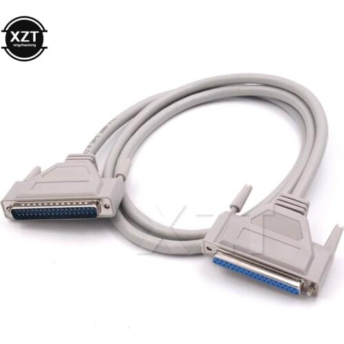 High Quality 1M DB37 37Pin Male to Female M/M Serial Port Extend DATA Cable Cord Printer Cable