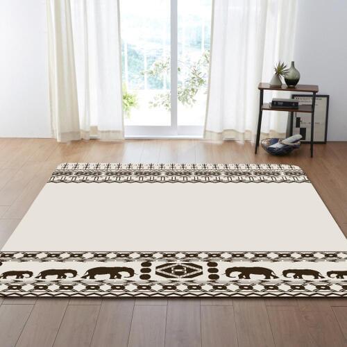 European style Carpets For Living Room Home Big Area Rugs For Bedroom Shelf Drum Floor Mat Cartoon Carpet Kids Room Non-slip Mat