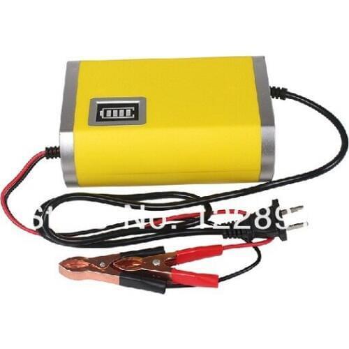 HOT! Intelligent 12V 6A Fully-Automatic Car Battery Charger Short Circuit & Reverse Polarity Protection High Quality