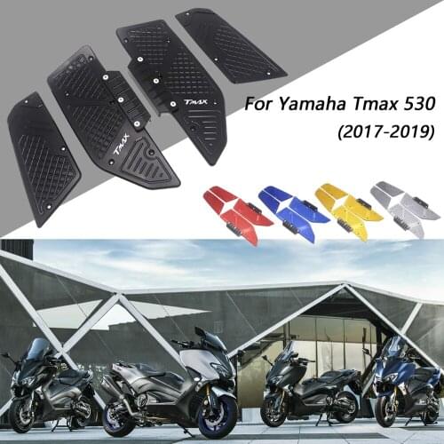 Motorcycle For Yamaha TMax 530 Tmax 530 Tmax530 2017 2018 2019 Front Rear Foot Plate Board Footboard Steps Footrest Pedal Pads