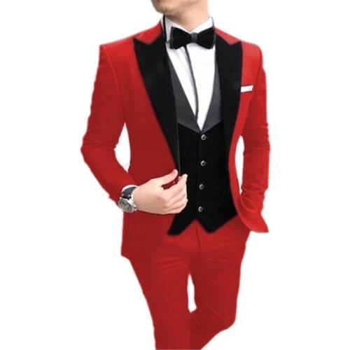 2021 Spring Autumn Newest Fashion Handsome Blue Costume Homme Business Male Suits Wedding Suits For Men Slim Fit Tuxedos 3 Piece