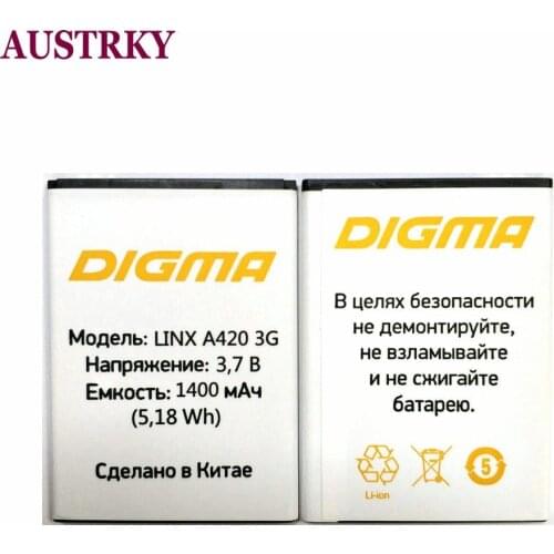 2020 New LINX A420 3G battery For Digma LINX A420 3G Mobile Phone Accumulator + Tracking Code