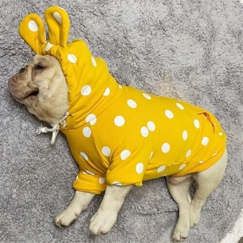 French Bulldog Clothes Winter Dog Hoodies Coat Poodle Bichon Schnauzer Pug Clothing Welsh Corgi Costume Pet Outfit Dropshipping