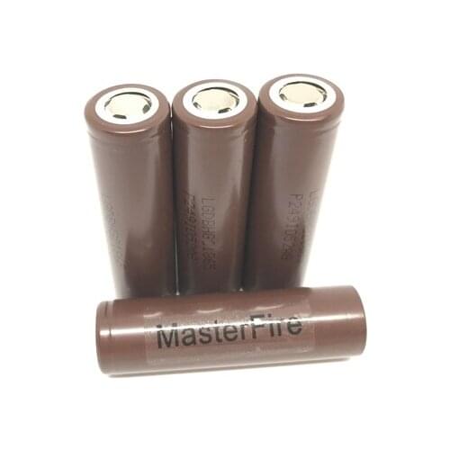 MasterFire Original HG2 3000mah 18650 3.7V Rechargeable Li-ion Battery Lithium Flashlight Power Tools Batteries 20A Discharge