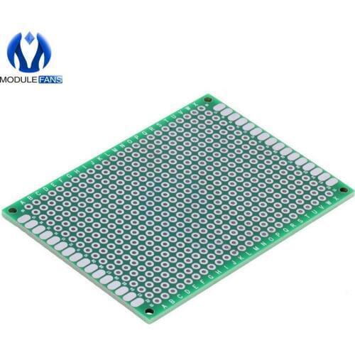 10PCS TWO DUAL Double Side 5X7CM 5*7 5x7 5 x 7 cm Prototype Universal FR-4 Glass Fiber PCB Board