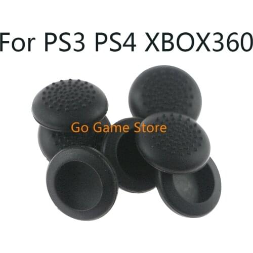 10pcs For XBOX 360 For PS3/PS4 Rubber Silicone Cap Analog Controller Silicone Cap Cover Thumb Stick Grip