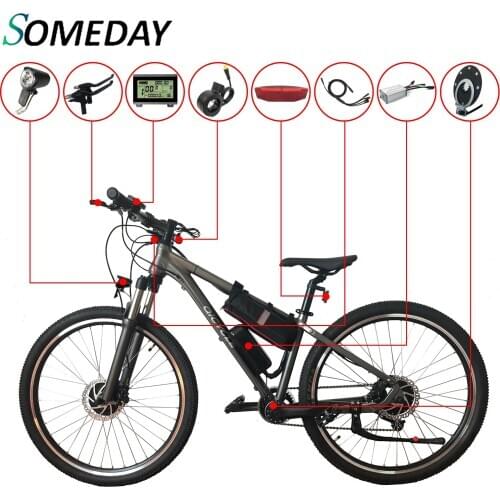 Ebike Waterproof KT 15A17A22A Square Wave Controller LCD3LCD4LCD5LED900S Display for 250W350W500W Electric Bicycle Motor Wheel