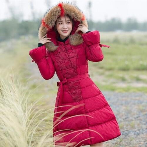 Женские парки с натуральным мехом YYFS China At AliExpress