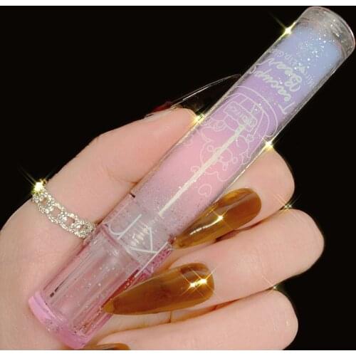 Mirror Lip Glaze Glass Water Shine Lip Gloss Lipstick Long-lasting Moisturizing Non-stick Cup High Romantic TSLM1