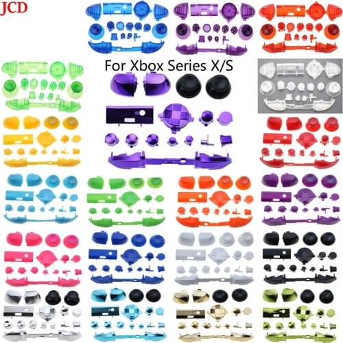 JCD 1 Set Botones de repuesto LB RB LT RT,gatillos d-pad ABXY,botón de inicio trasero For Xbox Series X/S,controlador
