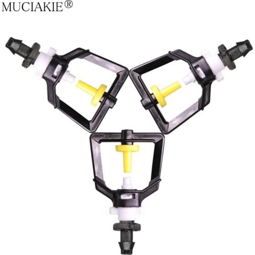 30/L with 1/4'' Barb Spray Irrigation Refraction Mist Nozzle Gardening Irrigation Watering Sprinkler Greenhouse Hanging Fogger