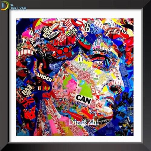 5D Diamond Painting Full Round Square David Graffiti Art Paintings Of Rhinestones Diamond Embroidery Cross Stitch Sculpture