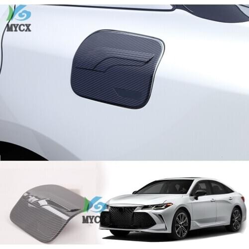Car styling Fuel Tank Cover Trim For Toyota Avalon 2019 2020 Gas Tank Cap Fuel Cap Sticker Cover Trim Exterior Accessories