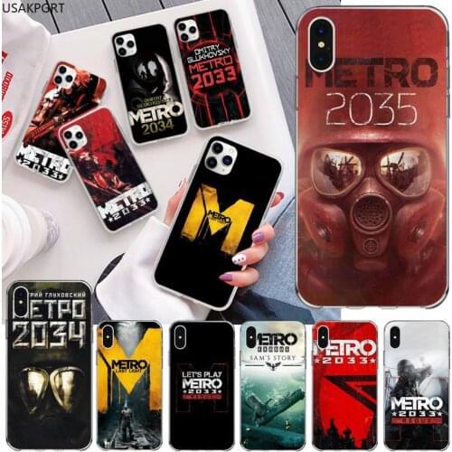 Metro 2033 Phone Case for iphone 12 pro max 11 pro XS MAX 8 7 6 6S Plus X 5S SE 2020 XR cover