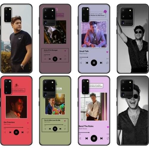 Black tpu Case For Samsung galaxy S20 /S20 PLUS/S20 ultra/S20+ /S20FE back cover Niall Horan