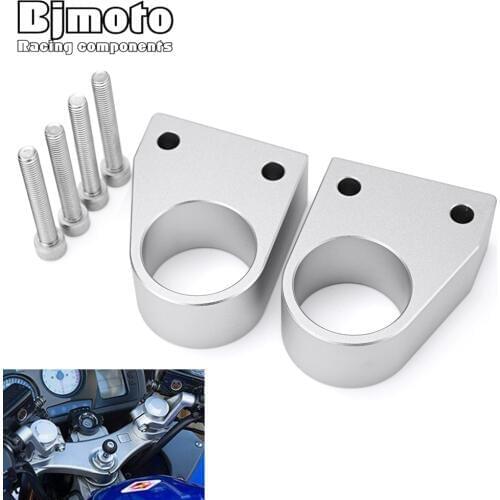 CNC 32mm/1.25 inch Motorcycle VFR 800 Aluminum Handlebar Riser Height up Adapters For Honda VFR800 2014 2015 2016 2017 2018