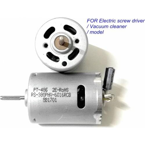 RS-380 Electric screw driver DC Motor 4.5V 7.2V 6V 24000rpm Vacuum cleaner 20W motor diy ship Car model