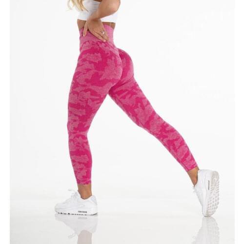 Camo Seamless Leggings High Waist Athletic Exercise Fitness Booty Push Up Yoga Pants Women Gym Clothing Sport Legging Activewear