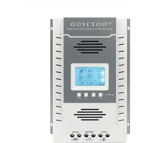 MPPT Charge Controller 60 Amp 12V/24V Auto, 60A Solar Panel Charge Regulator with Blacklight LCD Display Max 100V K60