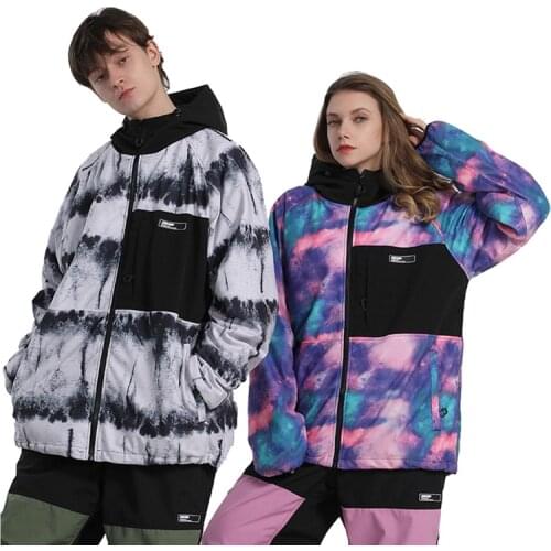 Fashion Men and Women Snow Wear Snowboarding Clothing Waterproof Winter Costumes Outdoor Sports Suit Sets Jacket and Pant Unsex