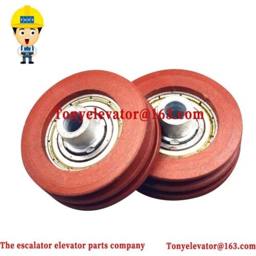 KM89627G02 52*16*6003 52x16x6003 Elevator Steel Wire Rope Roller