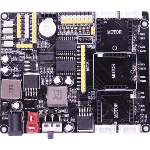 Yahboom Multifunctional DIY 6WD Expansion Board Compatible for Arduino/ Raspberry Pi/ Microbit/ STM32/ 51 Controllers