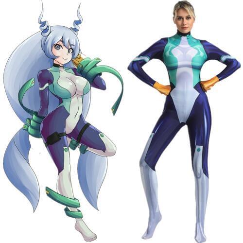 My Hero Academia Deku Izuku Midoriya / Nejire Hado Costume 3D Original Movie Woman Superhero Costume Zentai Suit