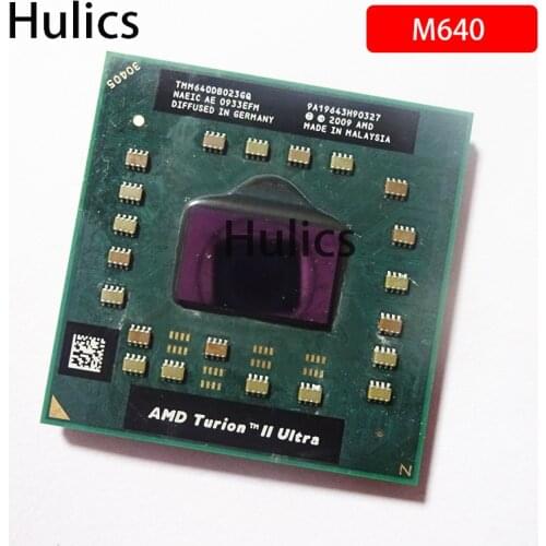 Hulics Original AMD Turion II Ultra Dual-Core Mobile M640 2.6 GHz Dual-Core Dual-Thread CPU Processor TMM640DBO23GQ free soft pa