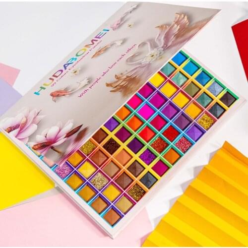 99 Colors Eye Shadow Matte Pearlescent Glitter Powder Sequins Easy To Color Without Flying Powder Eye Shadow Palette