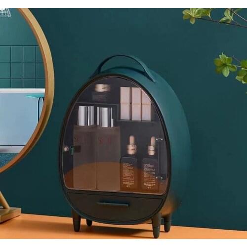 Fashion New Home Waterproof Drawer Cosmetics Organizer Bathroom Desktop Makeup Box Wall Jewelry Lipstick Skin Care Organizer