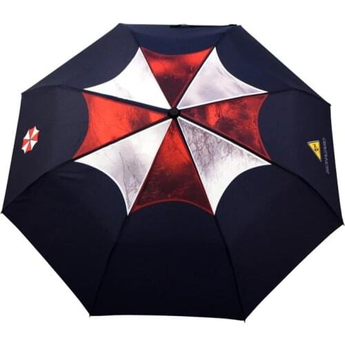 Biohazard Resident Umbrella Corporation Parapluie Rain Men 3 Folding Manual Paraguas for Fans