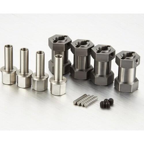 TFL RC Car accessories 1/10 AXIAL SCX10 Rock Crawler 20mm Widen Hex Connector Upgraded TH01868-SMT6