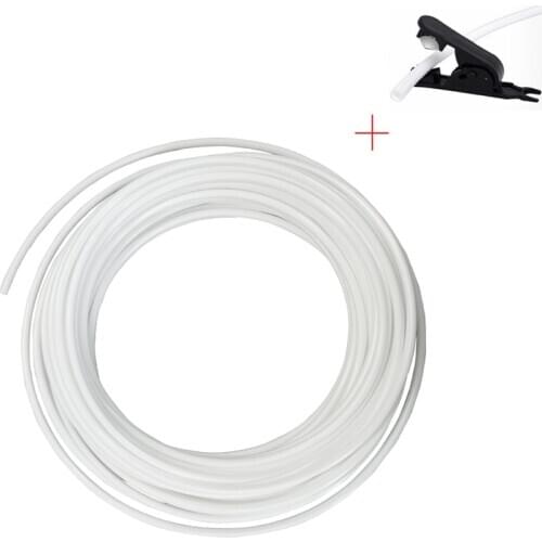 10M 20M 1/4" PE Tube Irrigation Misting Cooling System Tubing Hose Pipe for RO Water Filter Aquarium