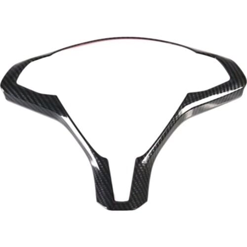 Carbon Fiber Car Inner Steering Wheel Frame Trim Steering Wheel Modified Decorative Accessories for Tesla Model S X