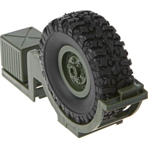 Spare Tire Decoration Parts for WPL 1/16 B36 B-36 B36K B36KIT Military RC Car DIY Accessories 4X7C