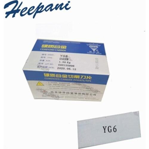 1KG YG6 / YG8 D220 D222 D224 D226 D228 cnc carbide turning milling welding inserts D type brazed blade for boring milling cutter