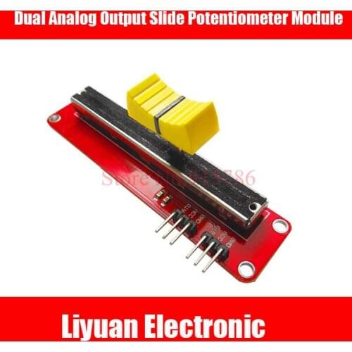 1pcs Slide Potentiometer / Dual Analog Output Slide Potentiometer Module / Electronic Building Block