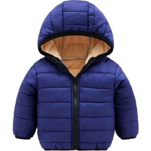 2018 Kids Winter Woolen Girls Jacket&Coat Warm Fashion Children Girls Clothing Hooded Baby Girls Jacket Child Outerwear